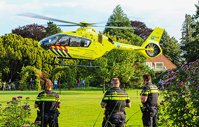 Traumaheli opgeroepen naar Kornwierde in Almere