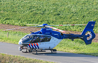 Traumaheli opgeroepen naar Zuiderlingedijk in Gorinchem
