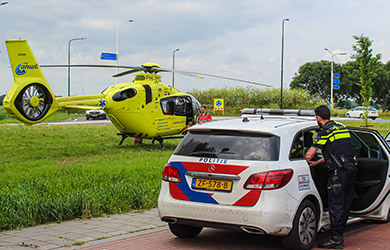 Traumaheli opgeroepen naar Olof Palmehof in Almere