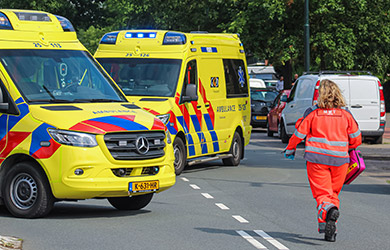 Ongeval met letsel op N31 Li in Leeuwarden