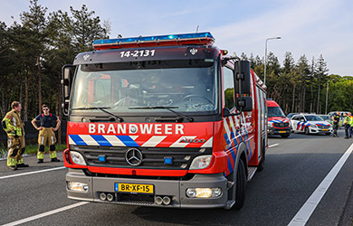 Zeer grote brand op Waterleidingstraat in Rosmalen