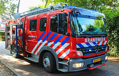 Middelbrand op Johannes van der Waalsweg in Eindhoven